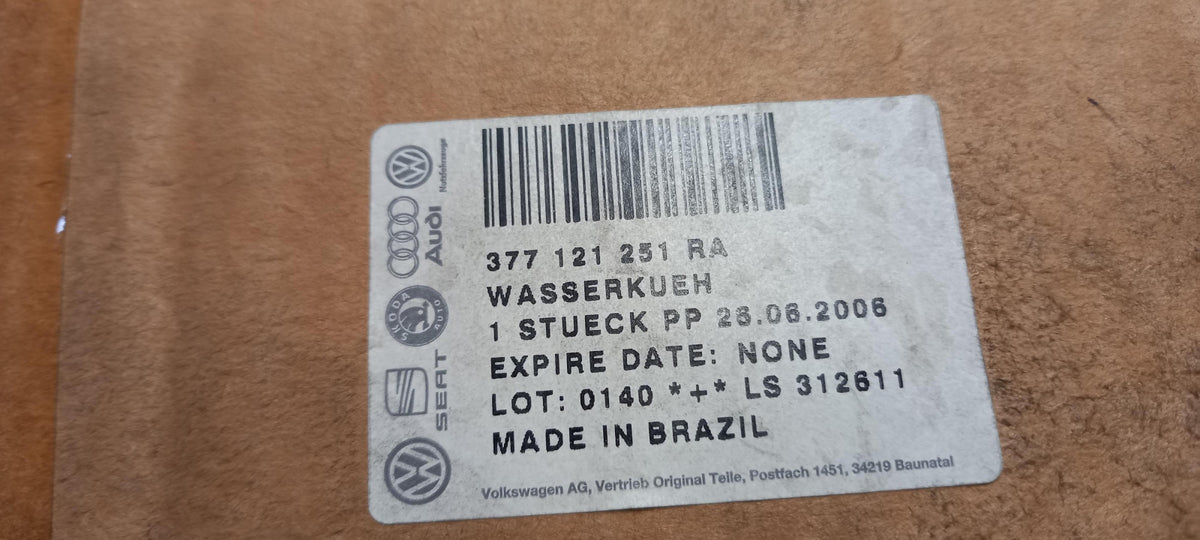 Original VW Gol Parati Saveiro Wasserkühler 377121251RA