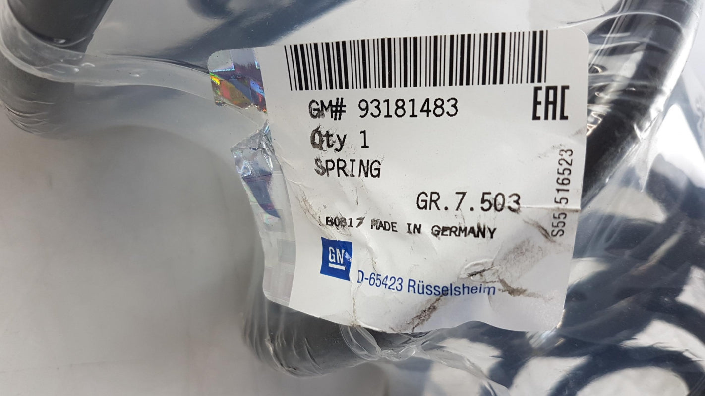 Original OE OPEL Fahrwerksfeder 93181483
