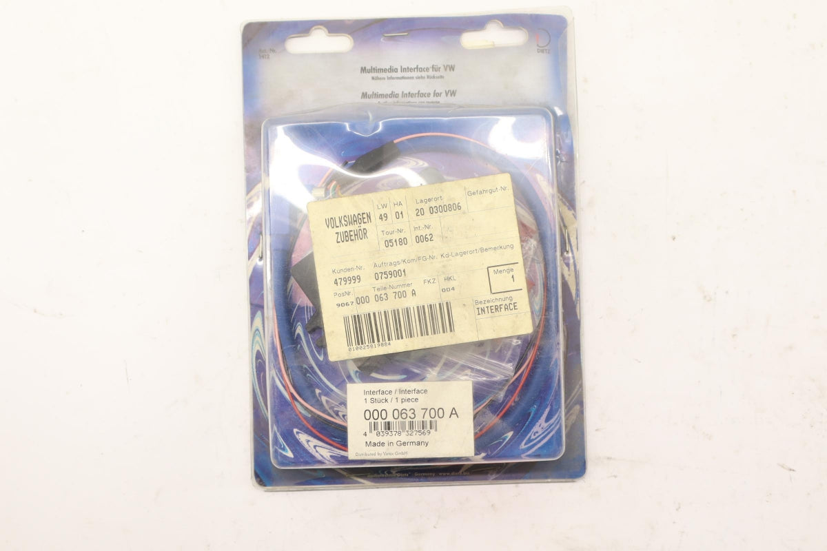 Original VW AUDI Multimedia Interface 000063700A