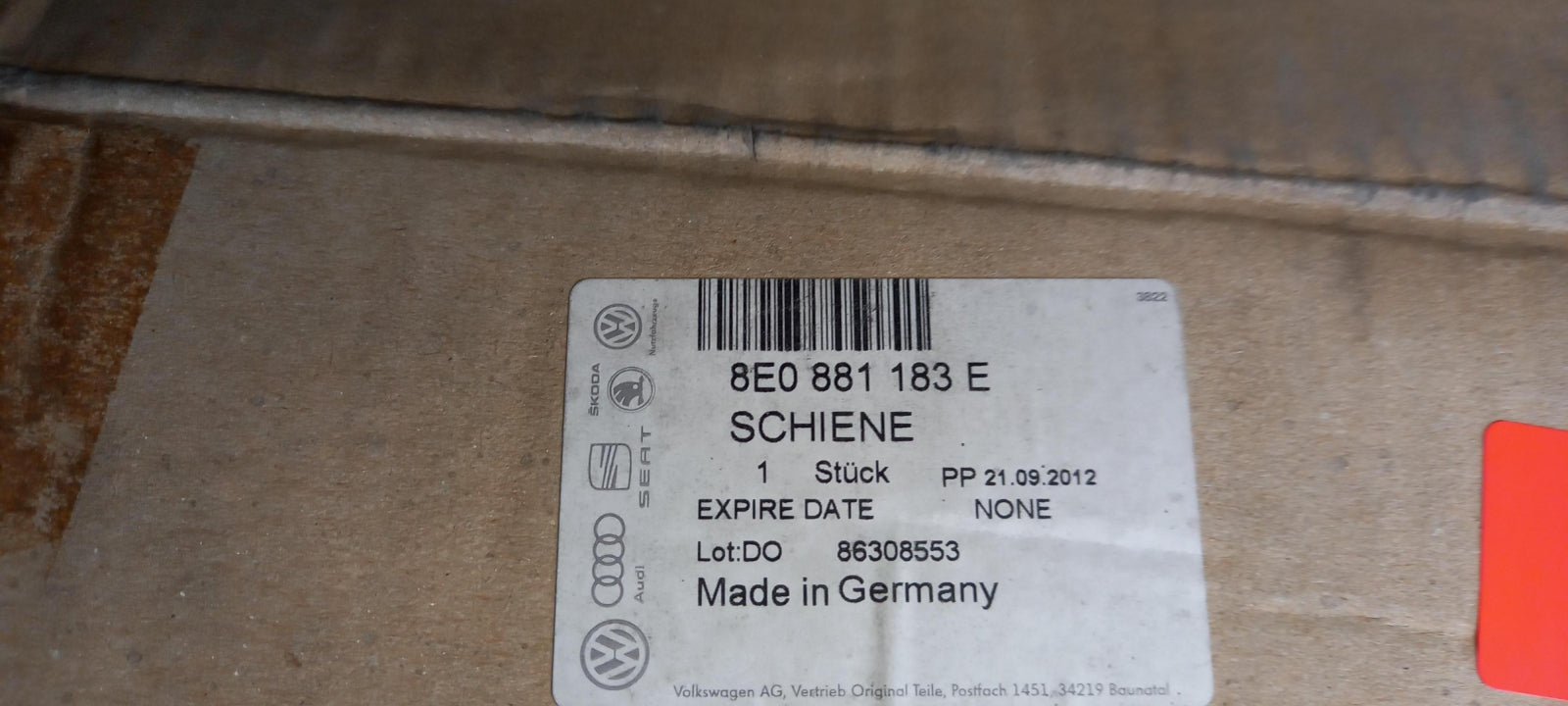Original OE Volkswagen Elektromotor 8E0881183E