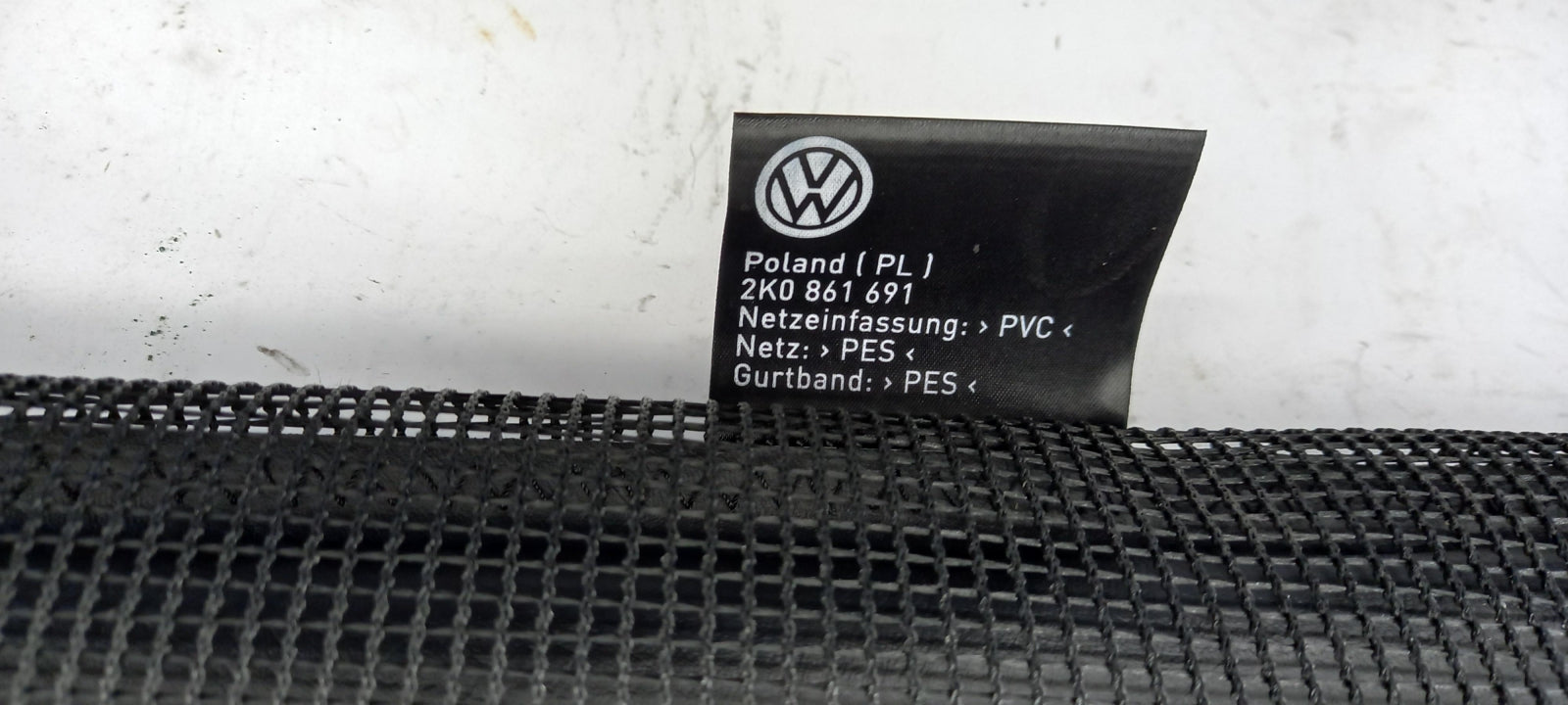 Original VW Caddy 05-20 Netztrennwand 2K08616916P6