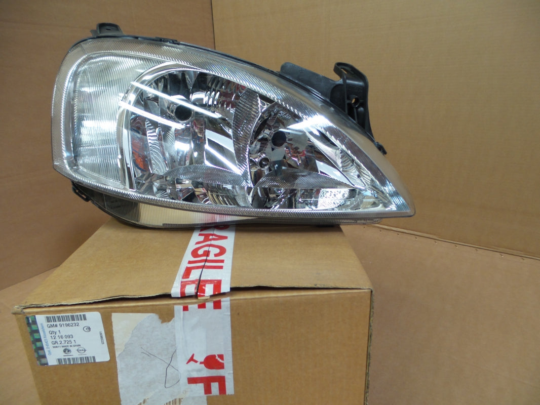 Original OPEL Corsa-C Combo-C 2000-2006 Scheinwerfer Rechts 9196232