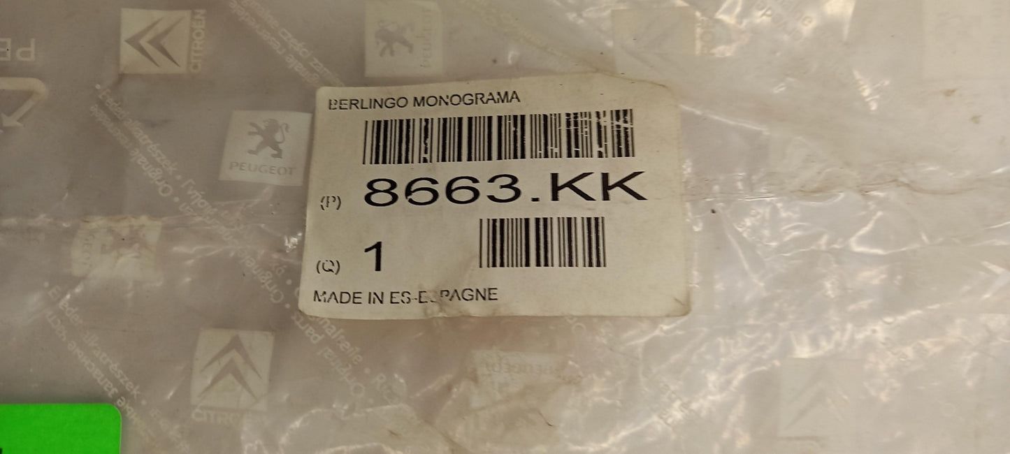 Original OE Peugeot Emblem Plakette 8663KK