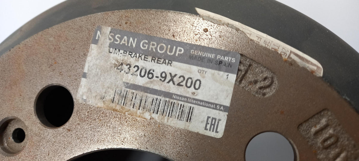 Original OE NISSAN Bremstrommel 432069X200