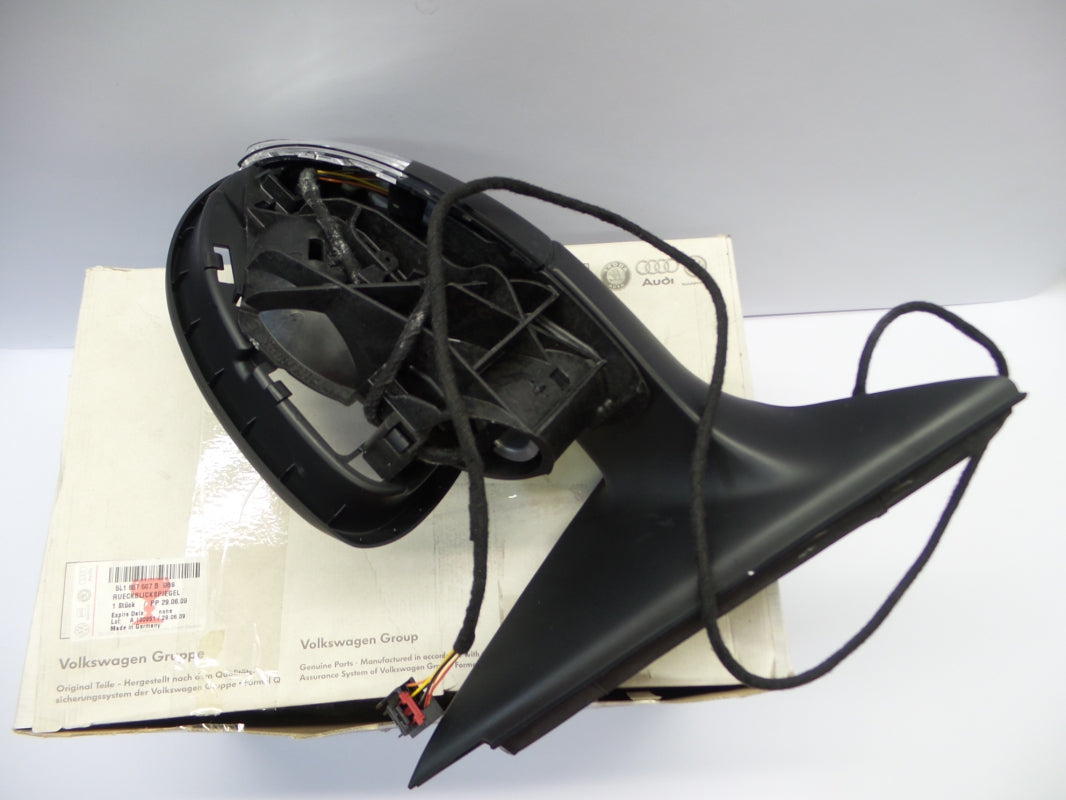 Original SKODA Yeti Außenspiegel Gehäuse elektr satinschwarz links 5L1857507B9B9