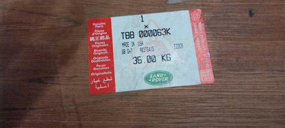 Original OE LAND ROVER Differenzial TBB000063K