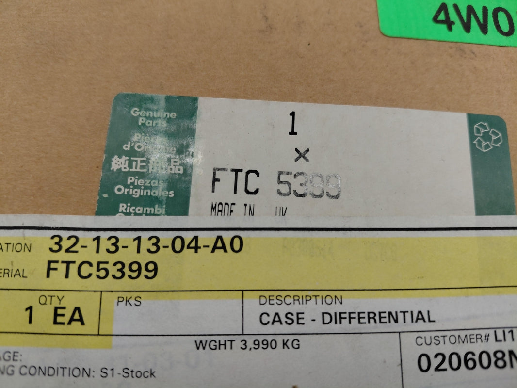 Original OE LAND ROVER Differenzial FTC5399