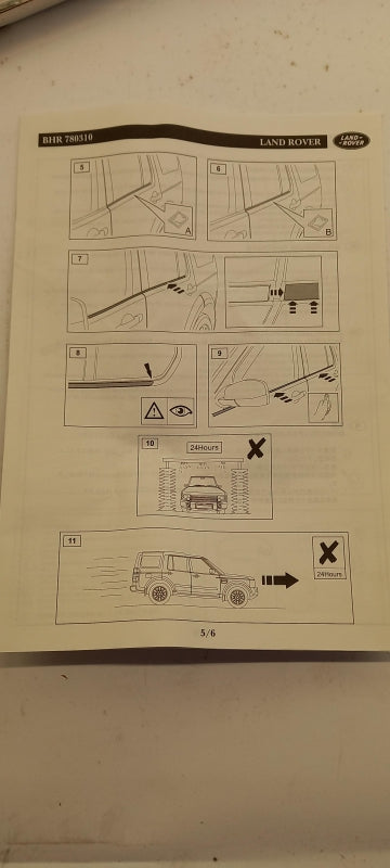 Original LAND ROVER Discovery L319 Türzierleisten Satz 4-teilig BHR780310