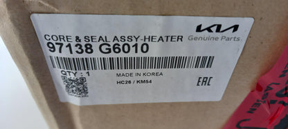 Original OE HYUNDAI/KIA Innenraumheizung Wärmetauscher 97138G6010