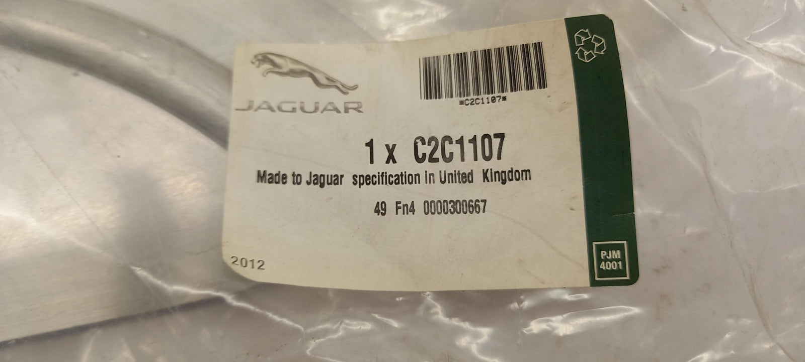 Original OE JAGUAR Bremsscheibe Spritzblech C2C1107