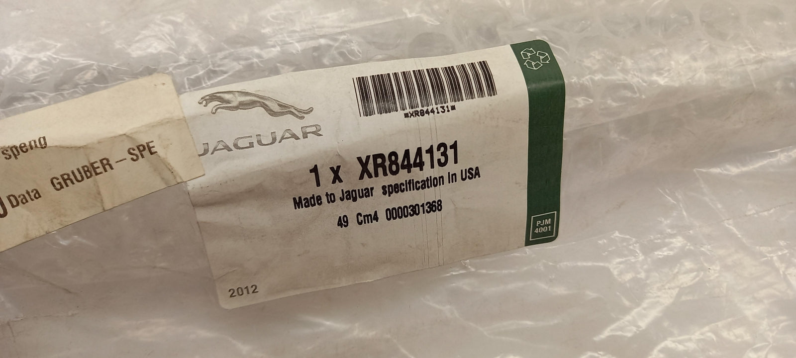 Original OE JAGUAR Stoßstangen Zierleiste XR844131