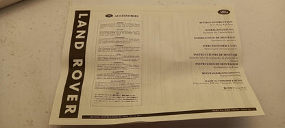 Original LAND ROVER Discovery L319 Türzierleisten Satz 4-teilig BHR780310