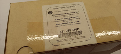 Original SKODA Fabia II Anhängerkupplung Elektrosatz 13-pol 5J1055316C
