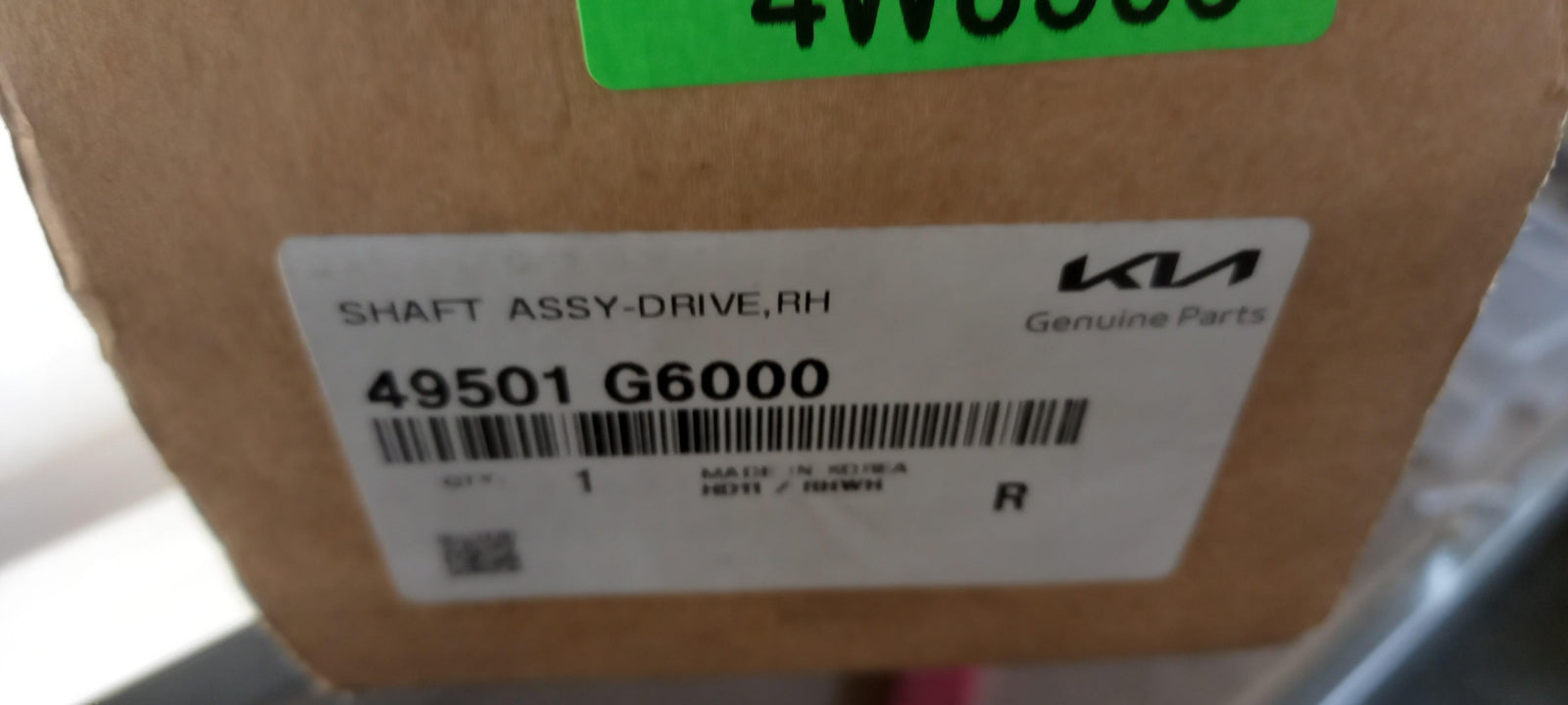 Original OE HYUNDAI/KIA Antriebswelle 49501G6000