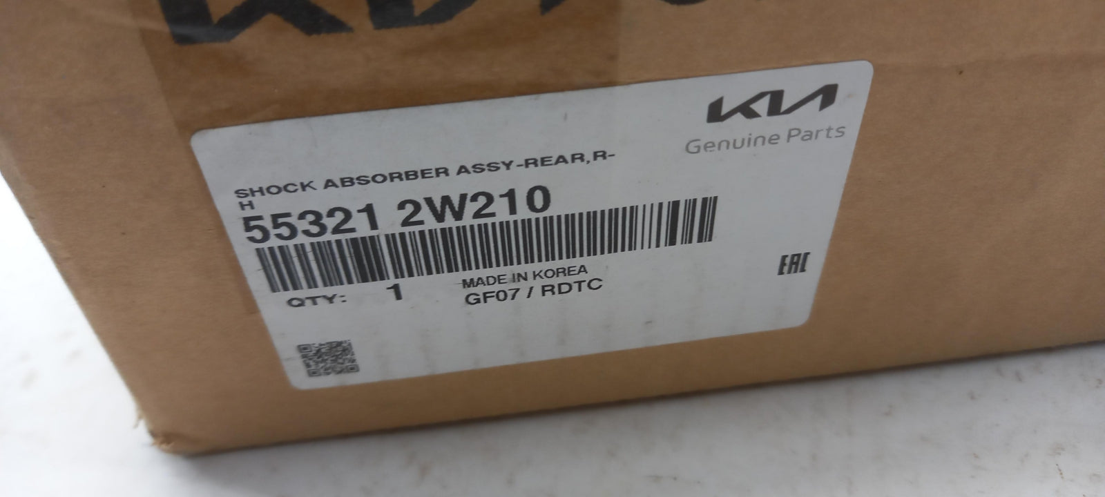 Original HYUNDAI Santa Fe KIA Sorento 12-18 Stoßdämpfer Hinten Rechts 553212W210