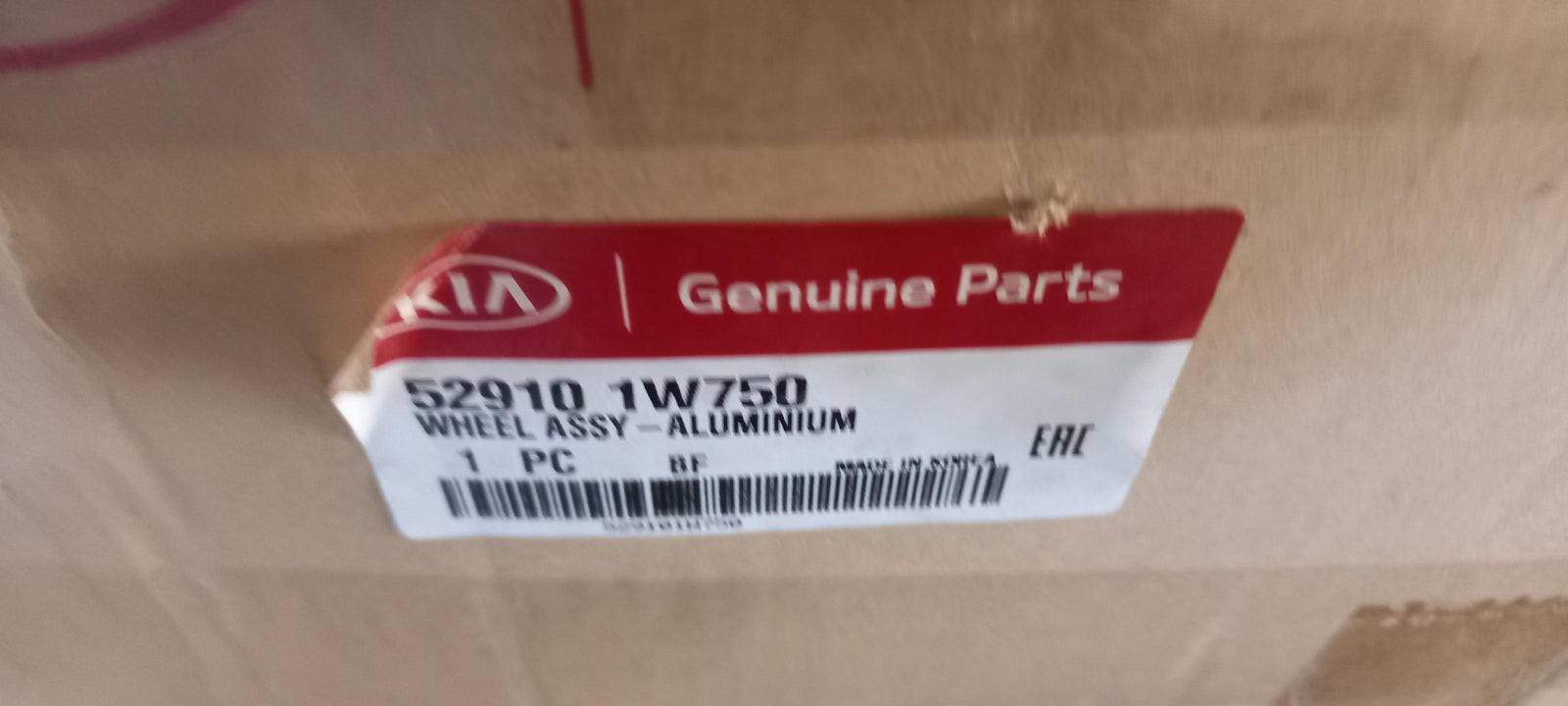 Original KIA Rio 2011-2017 Alufelge Felge 16 Zoll 6Jx16 Silber 529101W750