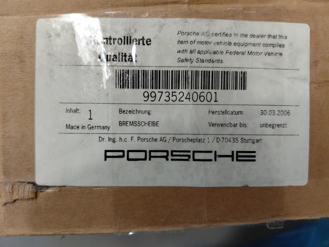 Original OE PORSCHE Bremsscheibe 99735240601