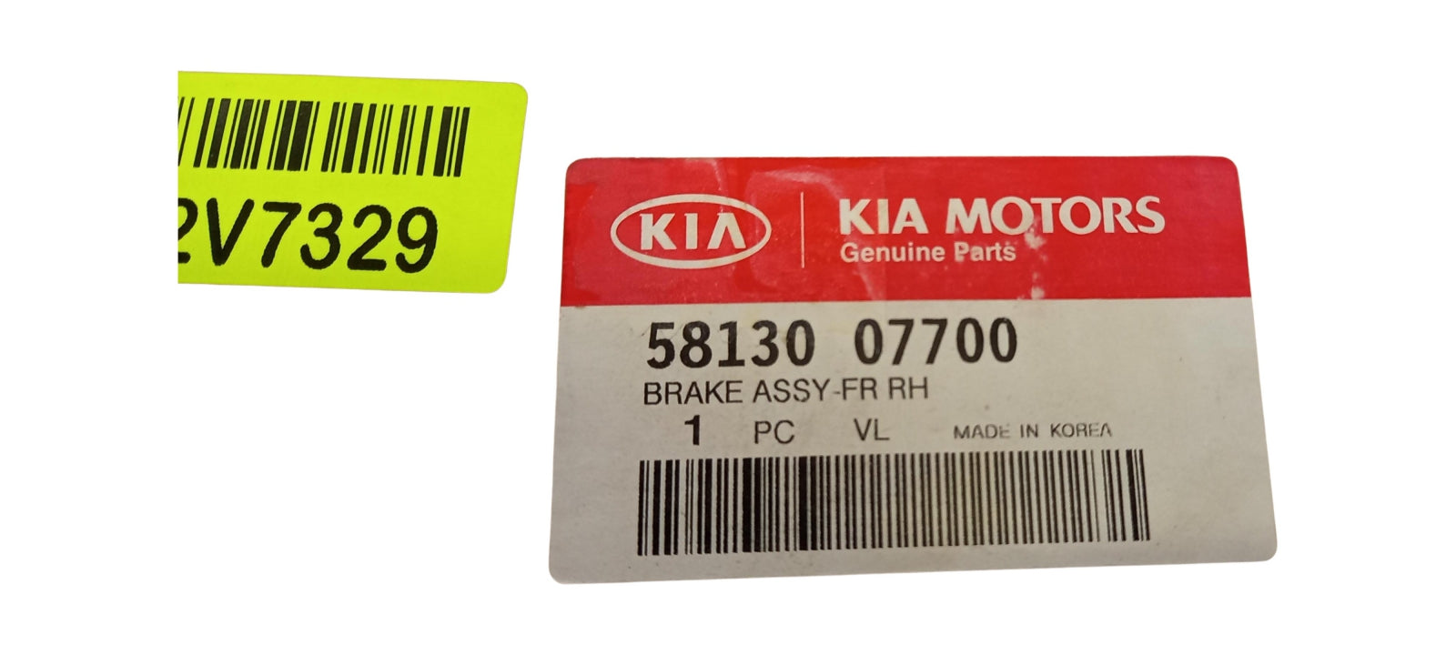 Original KIA Picanto I (2004-2011) Bremssattel Vorne Rechts 5813007700