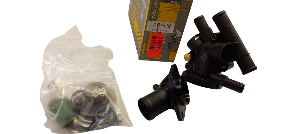 Original RENAULT Clio II Megane I Laguna I Thermostatgehäuse 1.9 dTi 7701474249