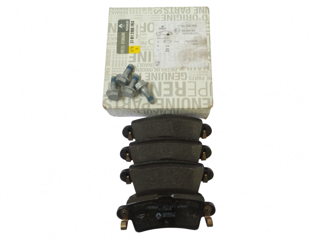 Original RENAULT Master II Bremsbeläge Bremsklötze hinten 7701206763