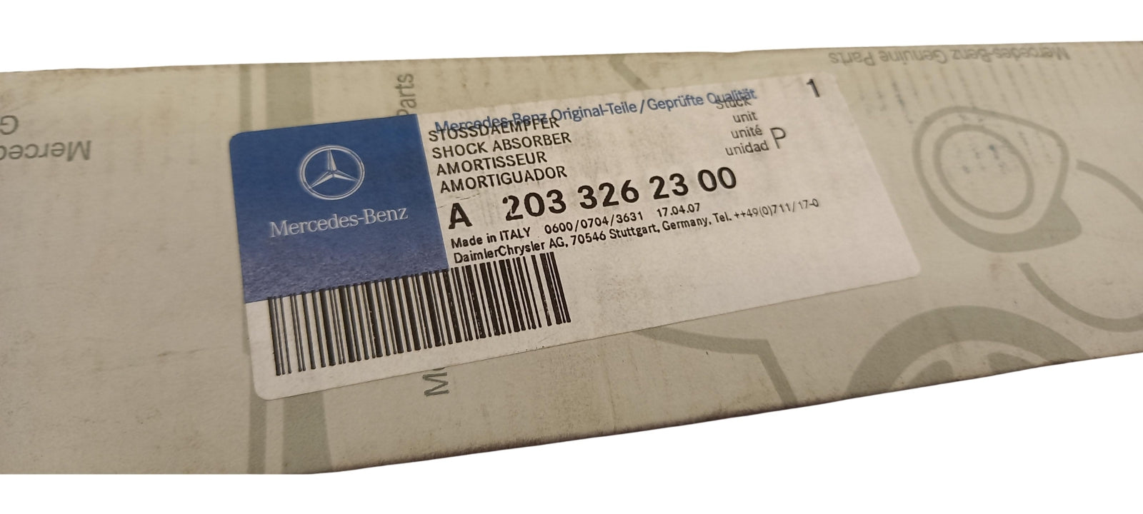 Original MERCEDES-BENZ C-klasse S203 Stoßdämpfer hinten L/R A2033262300