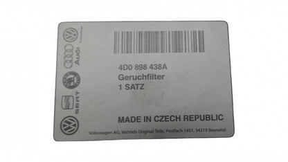 Original AUDI A8 Pollenfilter Innenraumfilter 4D0898438A