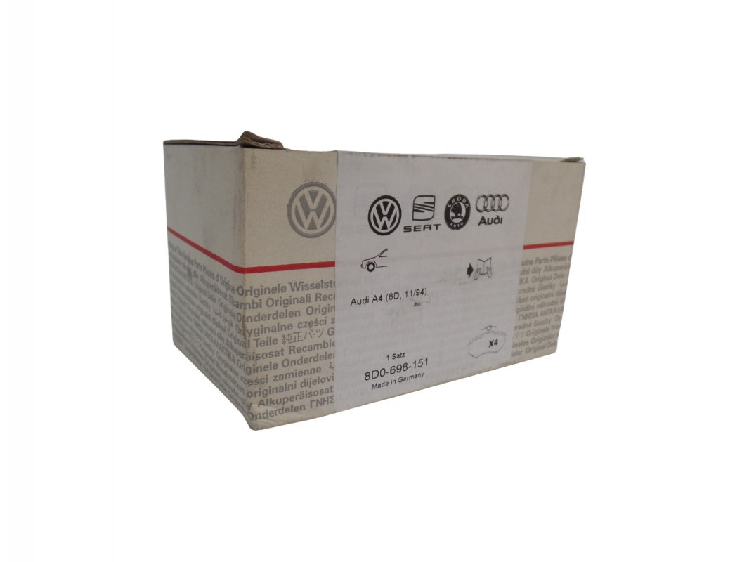 Original AUDI 80 A4 Bremsbeläge Scheibenbremse Bremsklötze vorne 8D0698151