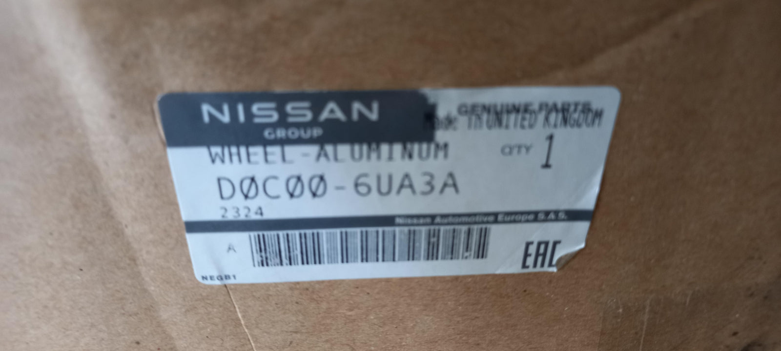 Original OE NISSAN Felge D0C006UA3A