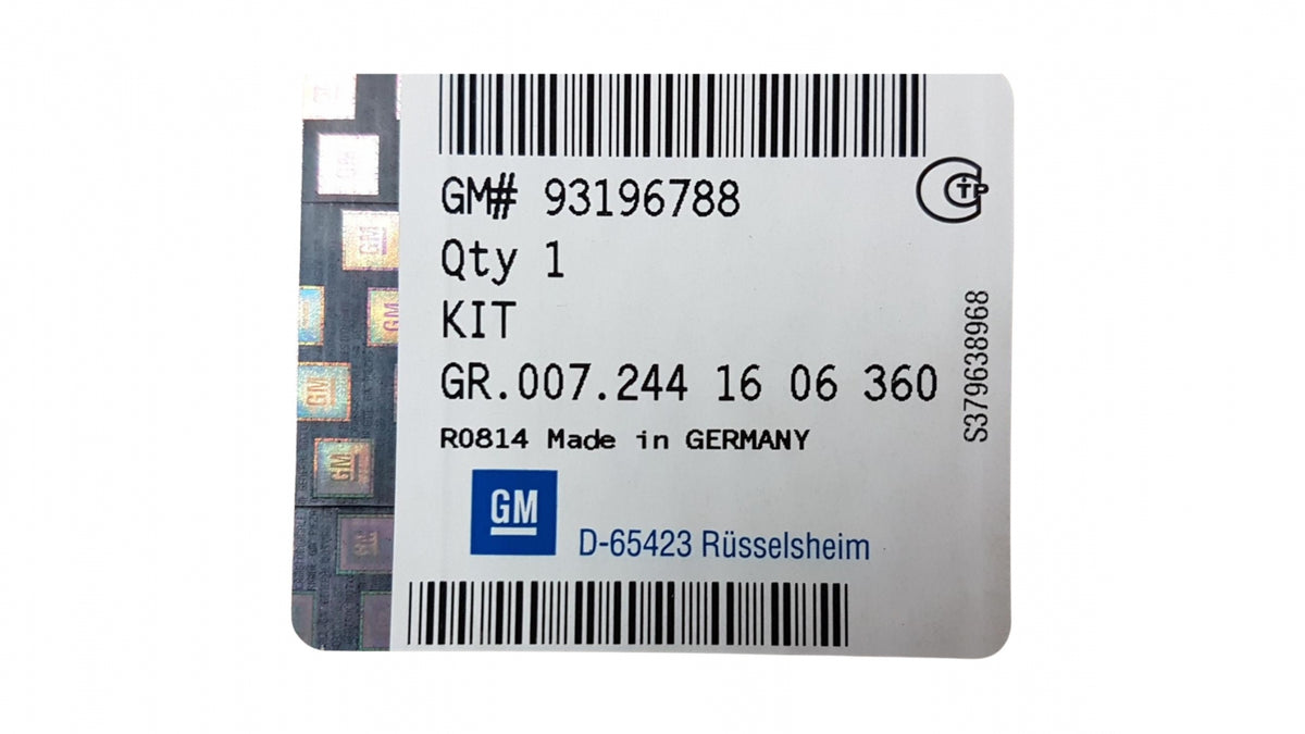 Original OPEL Astra-G-H Zafira-A Zahnriemensatz 93196788