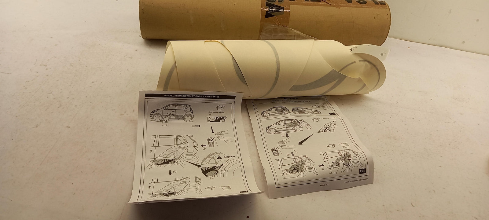 Original OE HYUNDAI/KIA Dekorfolie E86650X100