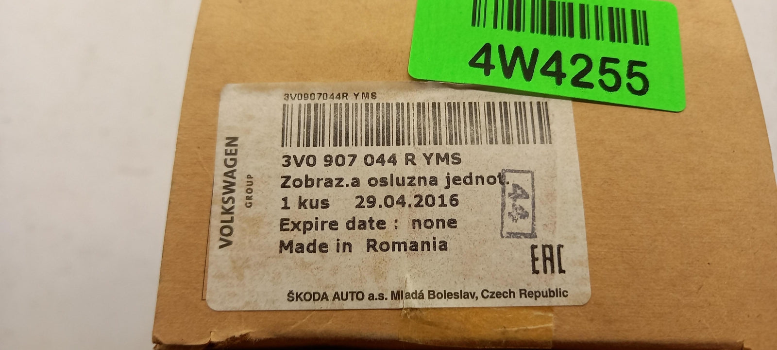 Original OE Volkswagen Heizungsbetätigung 3V0907044RYMS