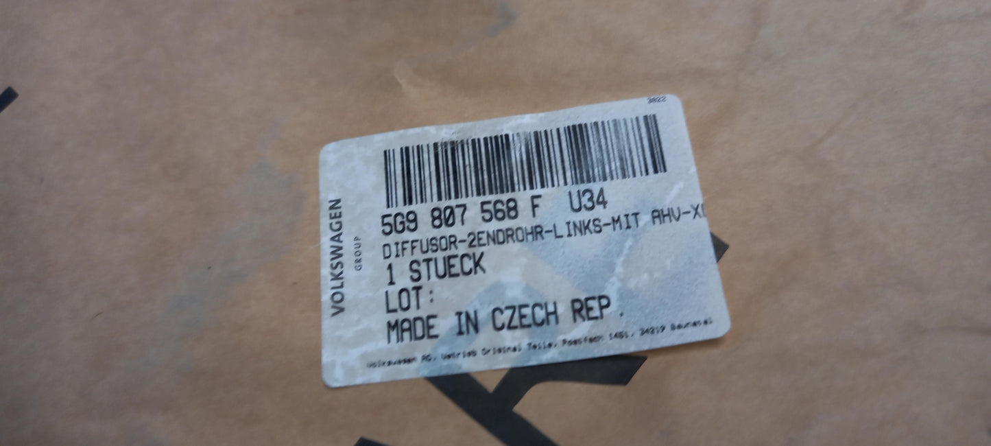 Original OE Volkswagen Stoßfängerabdeckung 5G9807568FU34