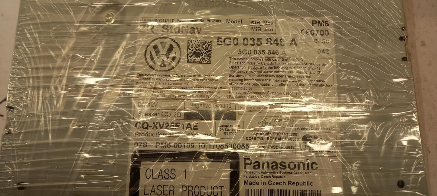 Original OE Volkswagen Multimedia Haupteinheit 5G0035846AX