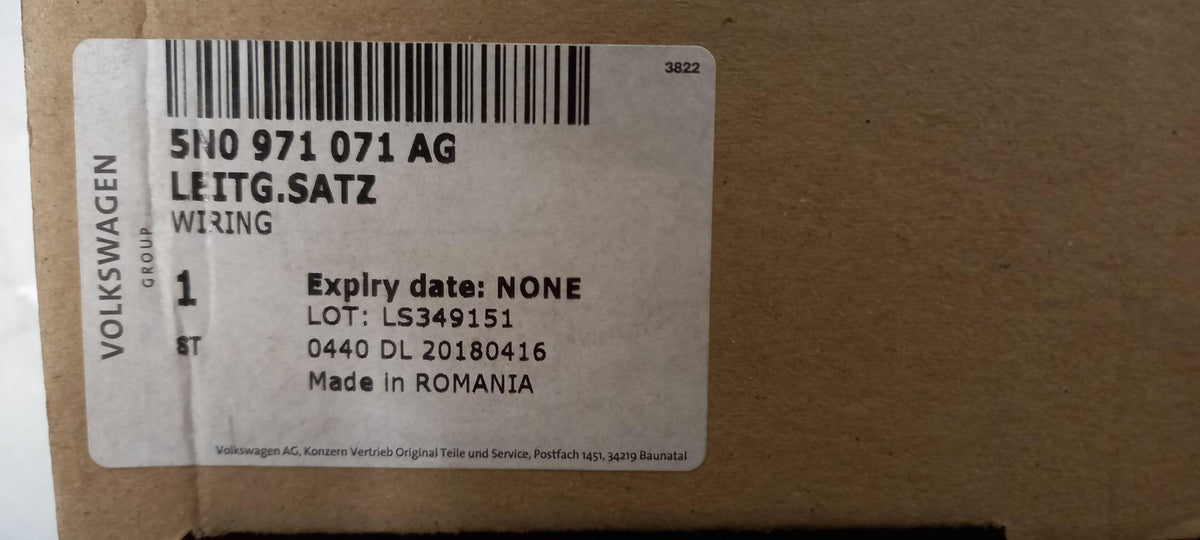 Original VW Tiguan 5N Leuchten Kabelbaum rechts 5N0971071AG