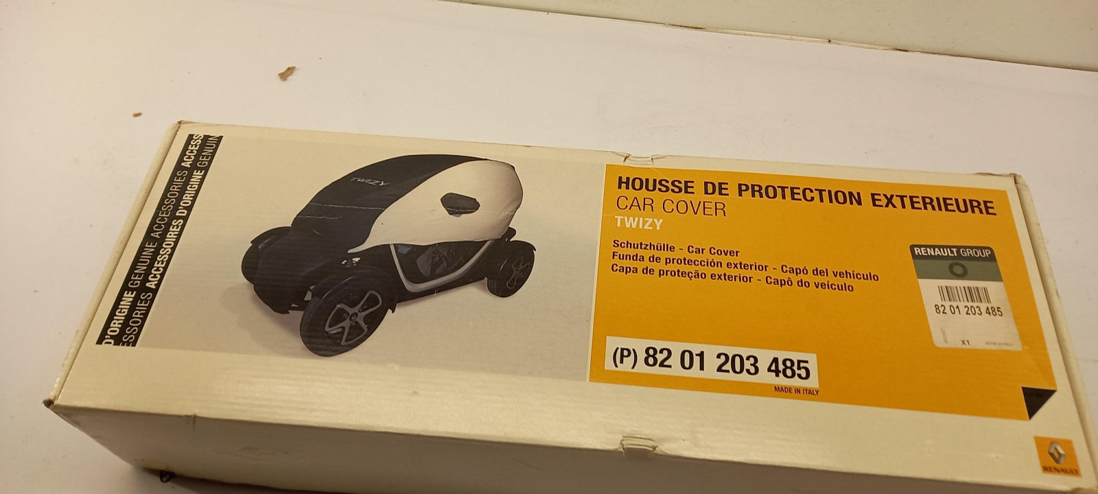Original OE RENAULT Fahrzeugabdeckung 8201203485