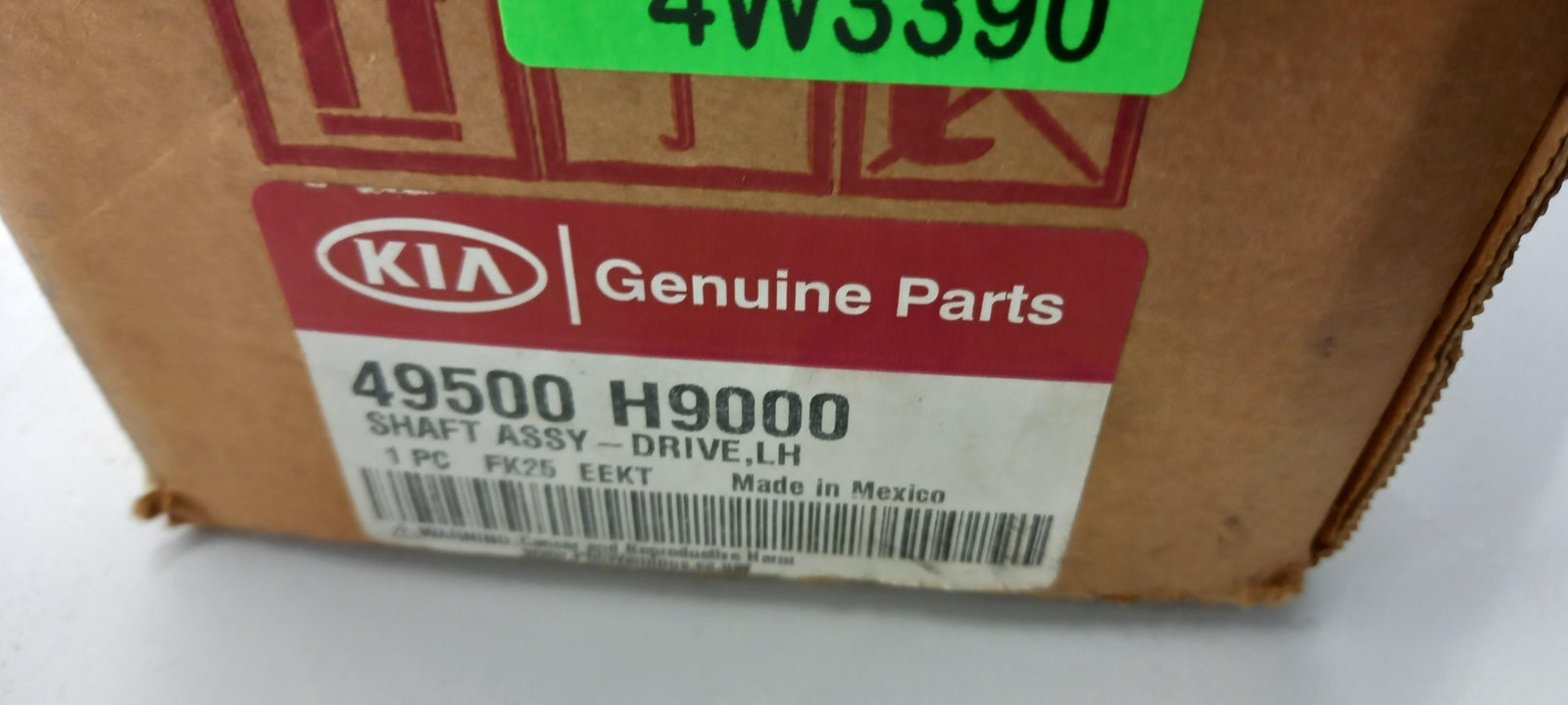 Original KIA Rio (2017-2021) Antriebswelle Vorne Links 49500H9000