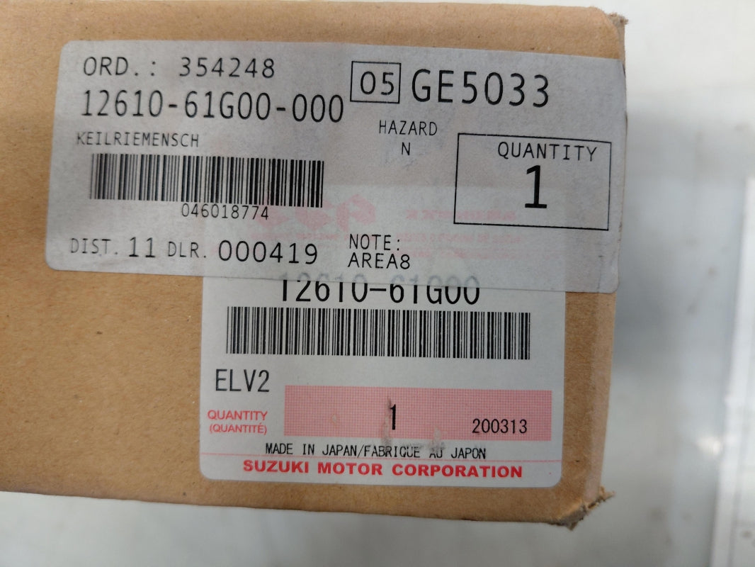 Original OE SUZUKI Kurbelwelle Riemenscheibe 1261061G00000