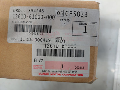 Original OE SUZUKI Kurbelwelle Riemenscheibe 1261061G00000