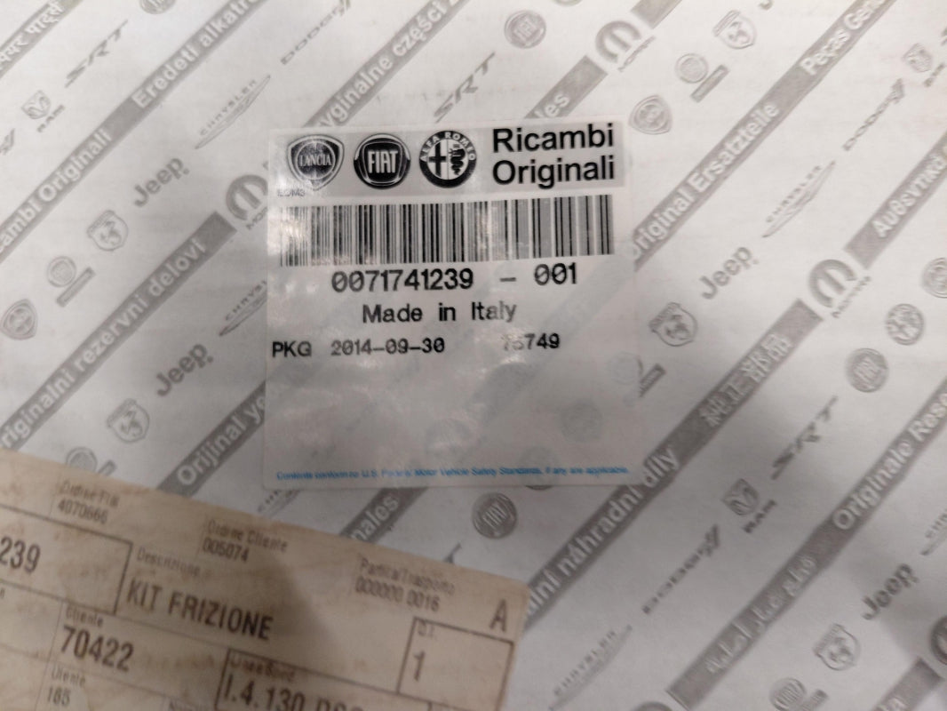 Original OE FIAT Kupplungssatz 71741239