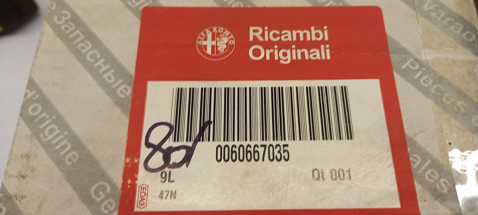 Original OE FIAT Kraftstoffpumpe 60667035