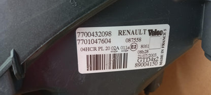 Original OE RENAULT Scheinwerfer 7701047604