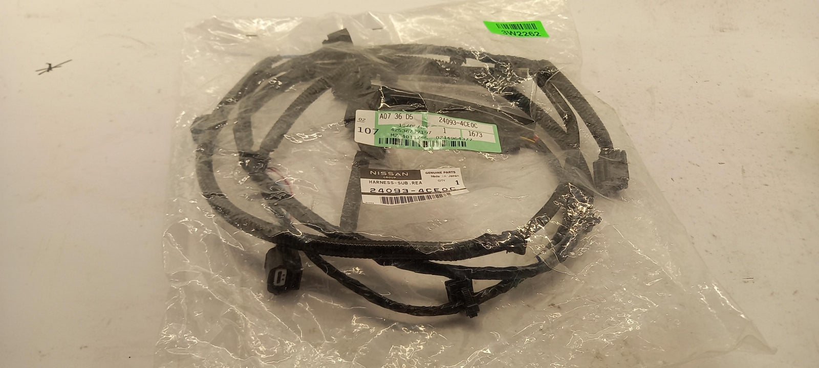 Original OE NISSAN Kabelbaum 240934CE0C