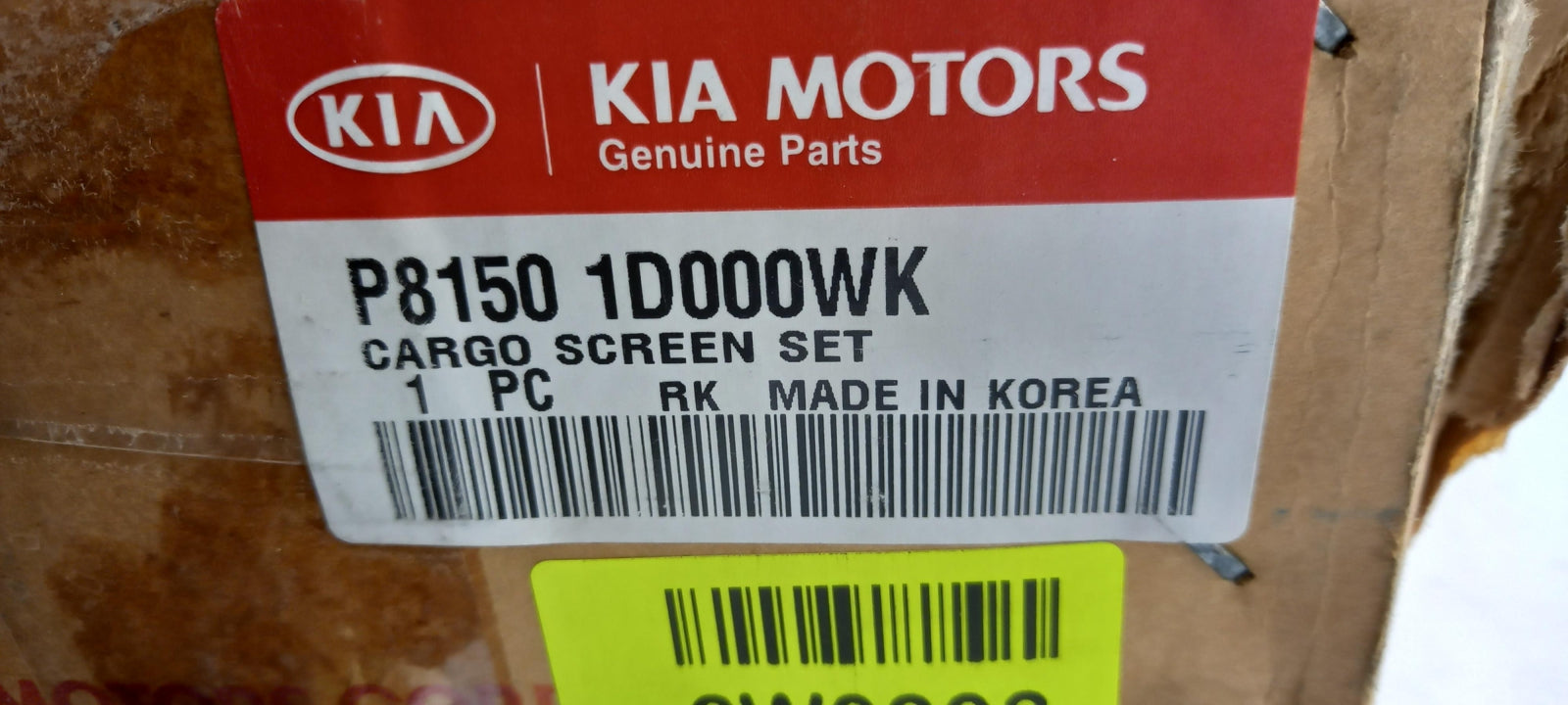 Original OE HYUNDAI/KIA Sonnenschutzrollo P81501D000WK