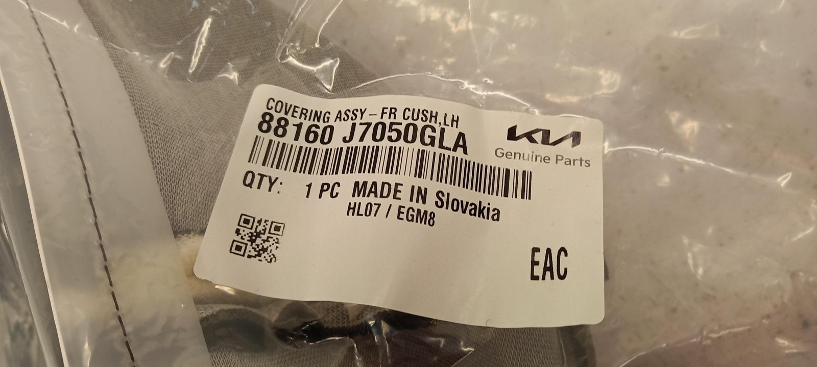 Original OE HYUNDAI/KIA Sitzbezug 88160J7050GLA
