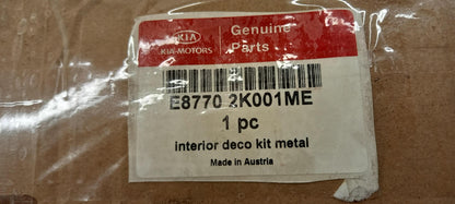 Original OE HYUNDAI/KIA Mittelkonsolenteil / Verkleidungssatz E87702K001ME