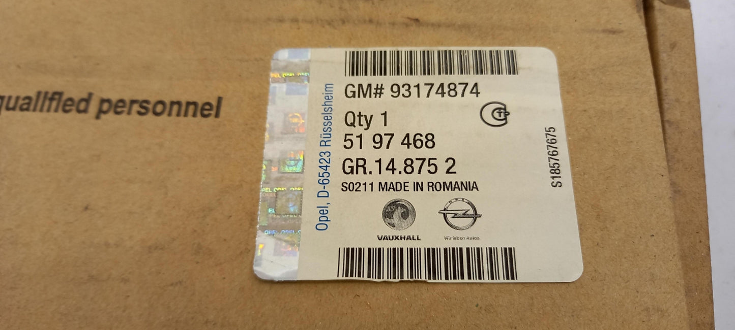 Original OE OPEL Sicherheitsgurt Gurtstraffer 93174874