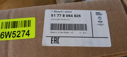 Original OE BMW Kotflügel Zierleiste 51778064826
