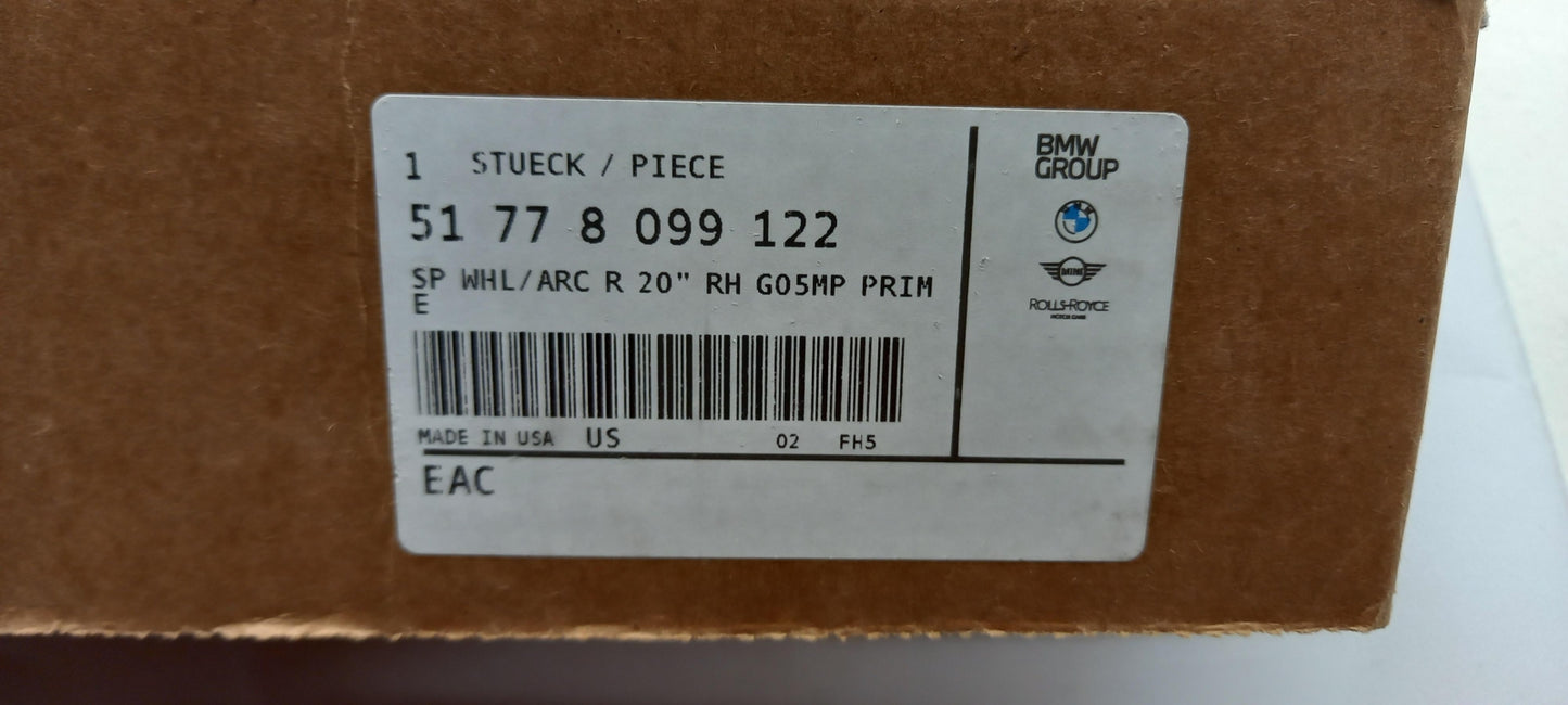 Original OE BMW Kotflügel Zierleiste 51778099122