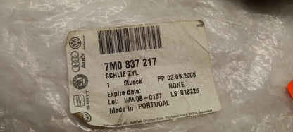 Original VOLKSWAGEN Sharan 1996 - 2000 Schließzylinder Satz 7M0837217