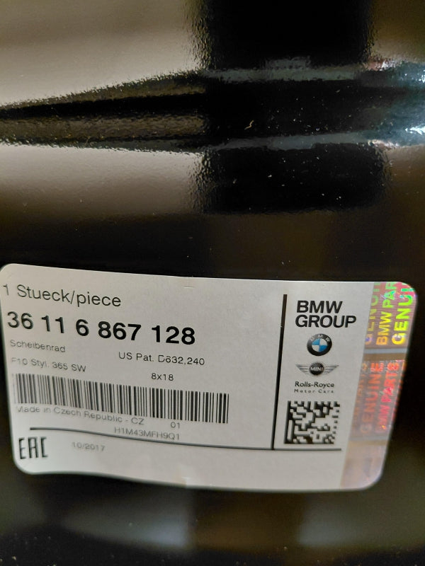 Original OE BMW Felge 36116867128